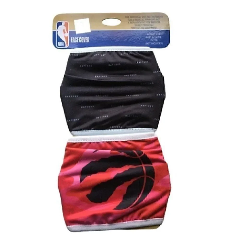 Kids' (Youth) Toronto Raptors 2-Pack Face Mask NWT